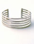 location bracelet 5 rangs argent