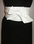 ceinture taille noeud blanc en location