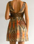 robe marron orange BCBG en location