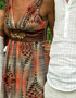 robe marron orange BCBG en location