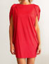 location Robe courte MAJE rouge