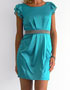 location robe turquoise dos nu Lipsy