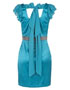 location robe turquoise dos nu Lipsy