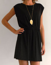 Robe noire jersey Sessun en location