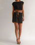 robe noire en jersey, SESSUN en location