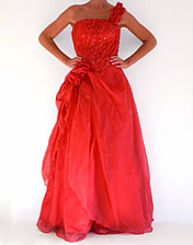 robe de bal rouge a louer pour soiree