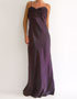 location robe violet drape