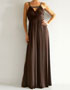 robe de soire marron en location