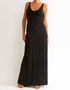 location robe noire fendu arriere BCBG