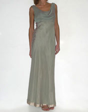 location robe de soiree vert-bronze