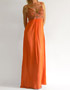 Location Robe longue orange Adrianna Papell