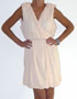 location robe de cocktail rose nude