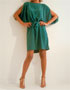 robe verte en soie de BASH en location