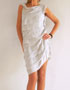 location robe volants gris