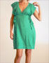 Robe verte SANDRO en location