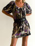 Robe courte dcollet sequin en location