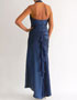 location Robe de soiree longue bleu