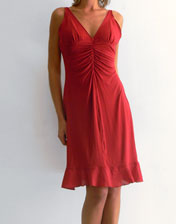 robe rouge Max Azria en location